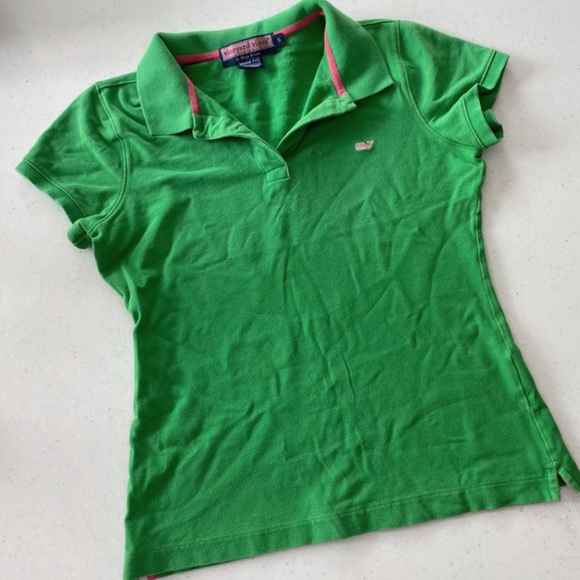 Vineyard Vines Tops - Vineyard Vines Green Susie Polo Golf Shirt